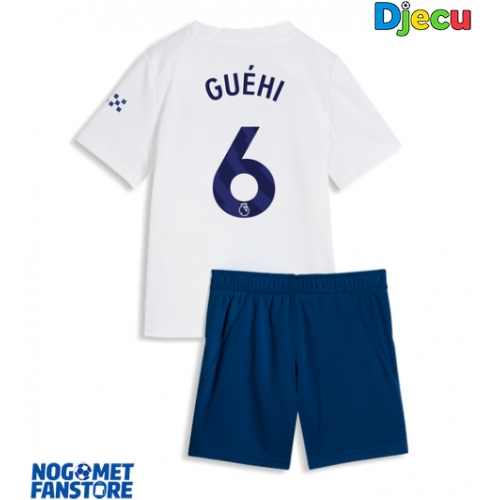 Manchester City Marc Guehi #6 Rezervni Dres za djecu 2026-27 Kratak Rukav (+ Kratke hlače)